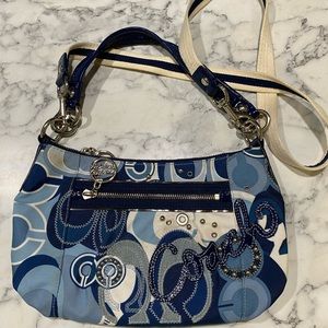 Y2K Coach Poppy Denim Crossbody and shoulder no tags